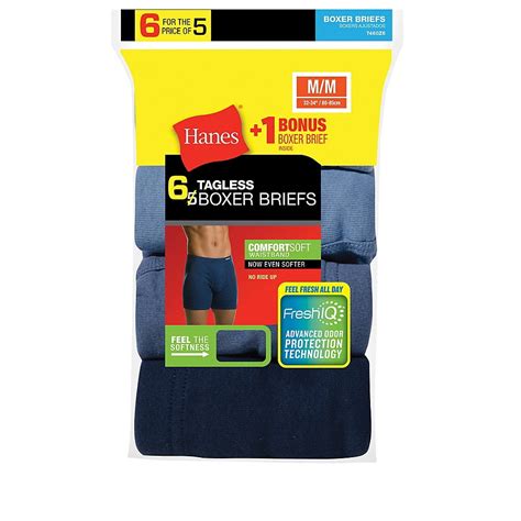 hanes stretch boxer briefs|hanes 6 tagless boxer briefs.